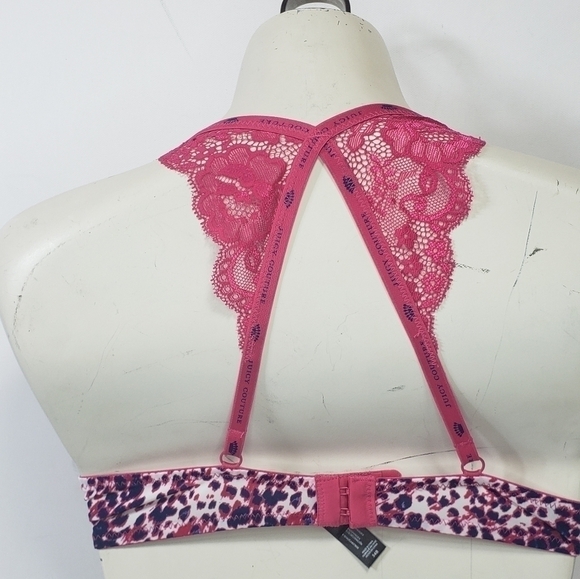 Juicy Couture Pink Animal Print Bra - 34B - Picture 4 of 5